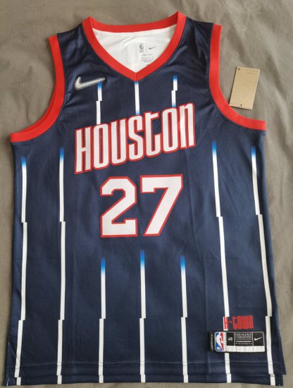 NBA 27 Theis Rockets 21-22 City 75th Anniversary Maillot